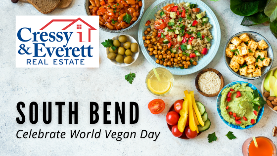 Celebrate a vegan lifestyle, or go vegan for the day, when you visit these restaurants on World Vegan Day. We share our favorites around South Bend.